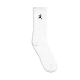 White Classic Crew Socks